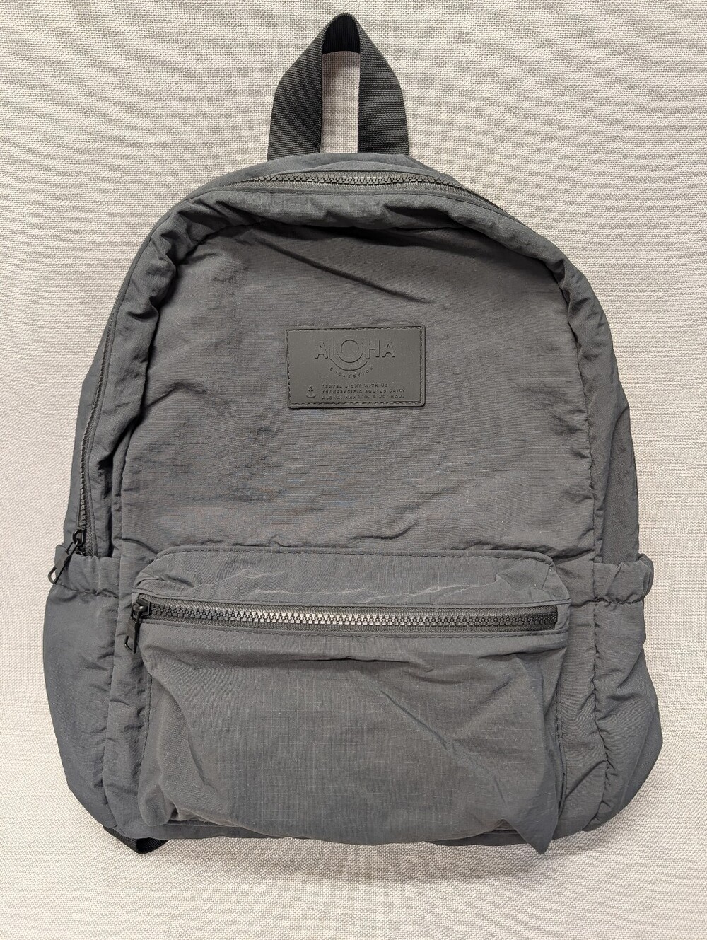 ALOHA Collection Black Everyday Unisex Backpack NWOT